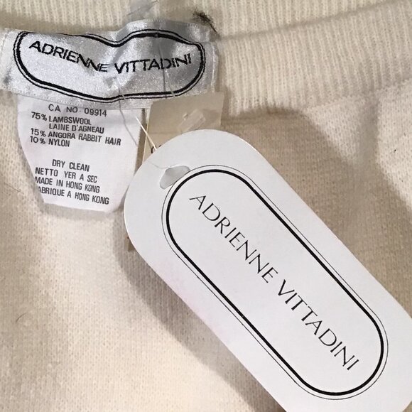 Vintage Adrienne Vittadini Lambs Wool  Knee Length Pencil Skirt Size L - Picture 5 of 6